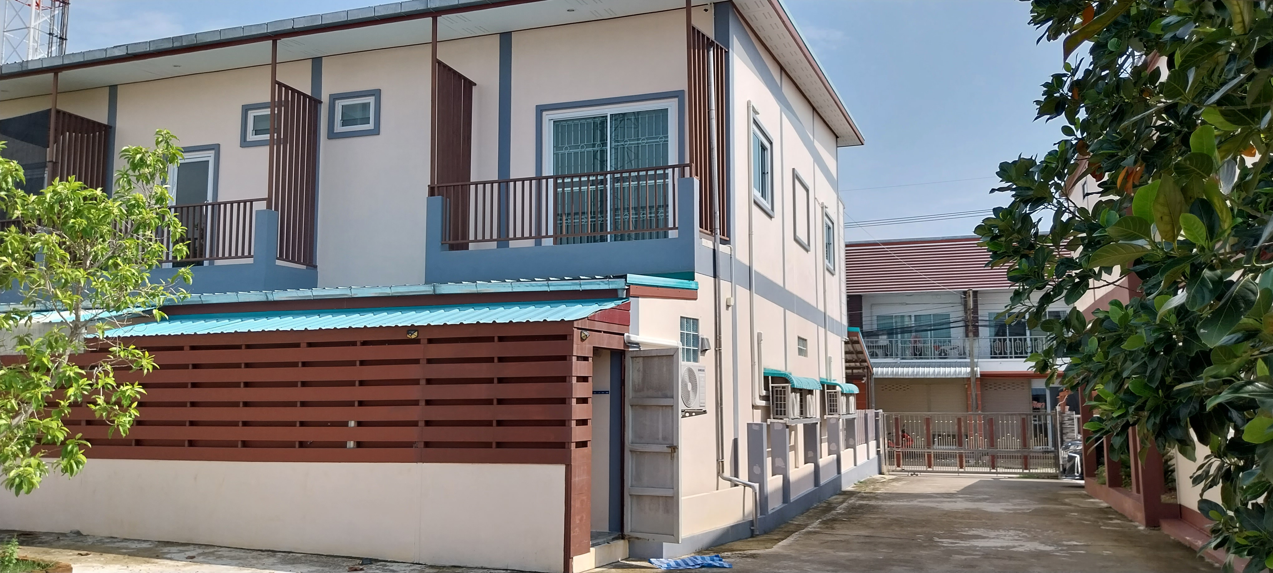 Back and side of house